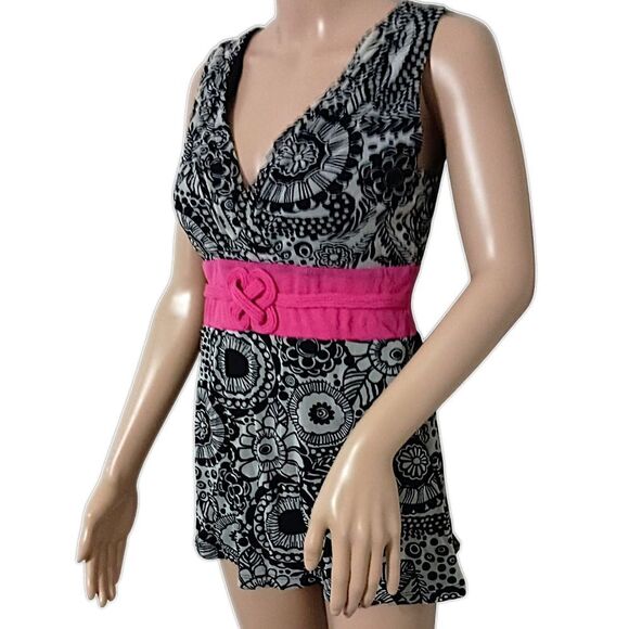 Y2K Babydoll Top M Sheer Overlay Fairy Coquette Romantic Flirty Twee Whimsigoth - Picture 5 of 16